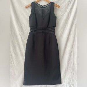 Enforces Studio Black sleeveless knee length dress size 6